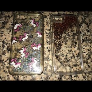 Bundle IPhone 6, 7, 8 waterfall cases 🦄✌️